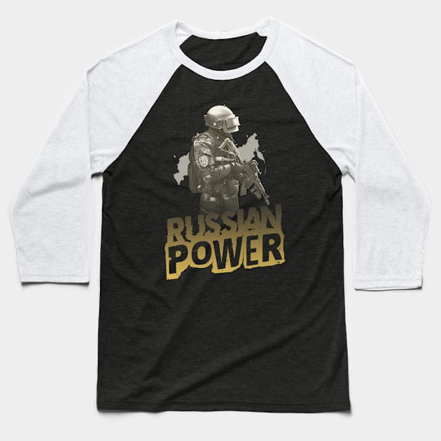 Russian spetsnaz Baseball T-Shirt by Cataraga